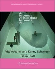 Tapa de Art becomes architecture becomes art