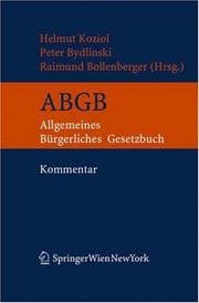 Tapa de Kurzkommentar zum ABGB