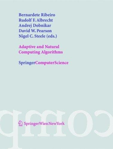 Tapa de Adaptive and natural computing algorithms