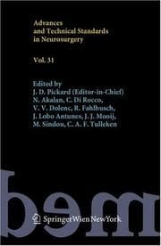 Tapa de Advances and Technical Standards in Neurosurgery, Vol. 31