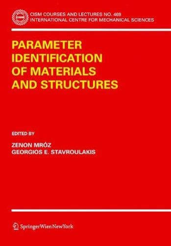 Tapa de Parameter identification of materials and structures