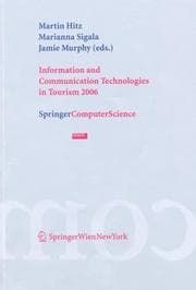 Tapa de Information and Communication Technologies in Tourism 2006