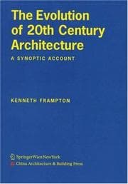 Tapa de The evolution of 20th century architecture