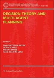 Tapa de Decision Theory and Multi-Agent Planning