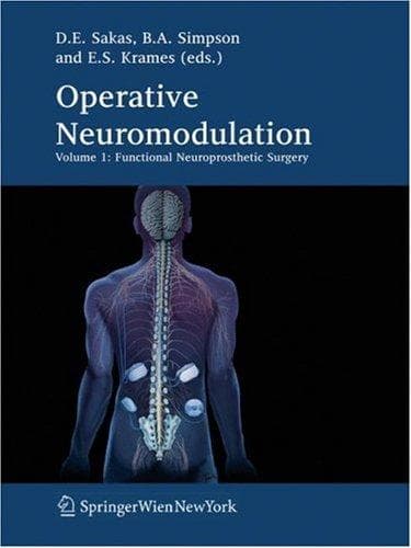 Tapa de Operative Neuromodulation: Volume 1