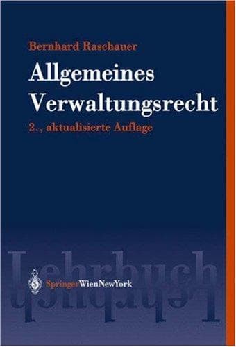Tapa de Allgemeines Verwaltungsrecht