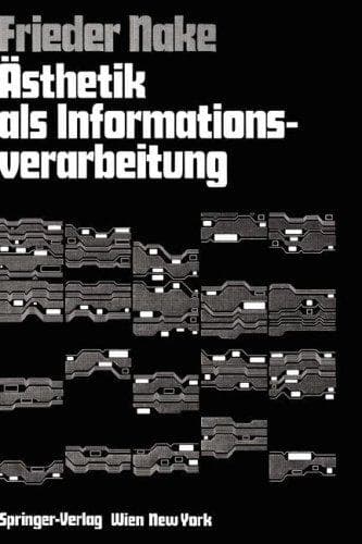 Tapa de Ästhetik als Informationsverarbeitung