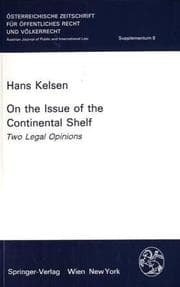 Tapa de On the issue of the continental shelf