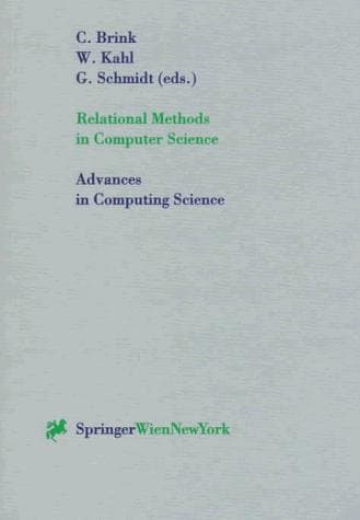 Tapa de Relational methods in computer science
