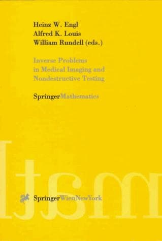 Tapa de Inverse Problems in Medical Imaging and Nondestructive Testing