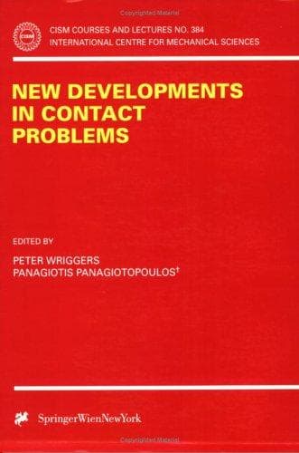 Tapa de New Developments in Contact Problems