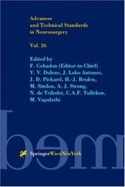 Tapa de Advances and Technical Standards in Neurosurgery