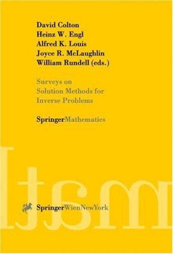 Tapa de Surveys on Solution Methods for Inverse Problems