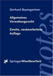 Tapa de Allgemeines Verwaltungsrecht