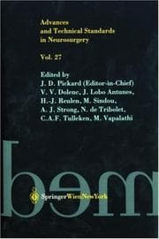 Tapa de Advances and Technical Standards in Neurosurgery