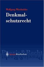 Tapa de Denkmalschutzrecht
