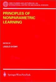 Tapa de Principles of Nonparametric Learning