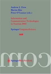 Tapa de Information and communication technologies in tourism 2003