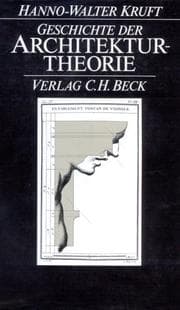 Tapa de Geschichte der Architekturtheorie