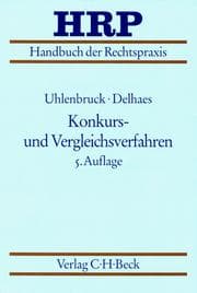 Tapa de Konkurs- und Vergleichsverfahren