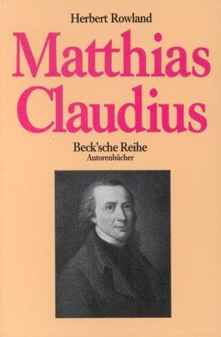 Tapa de Matthias Claudius