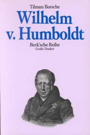 Tapa de Wilhelm von Humboldt