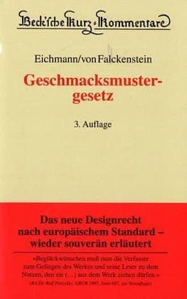 Tapa de Geschmacksmustergesetz