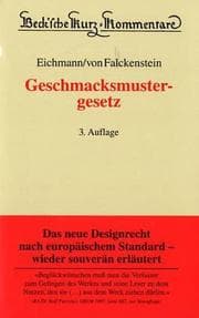 Tapa de Geschmacksmustergesetz