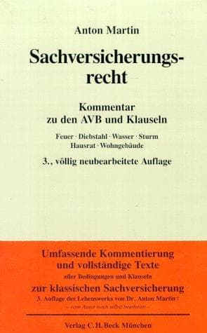 Tapa de Sachversicherungsrecht
