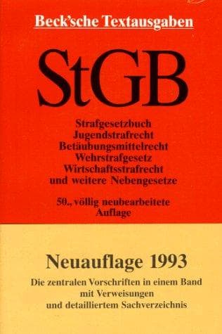 Tapa de Strafgesetzbuch