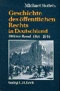 Tapa de Geschichte des öffentlichen Rechts in Deutschland