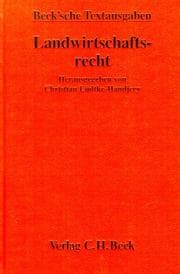 Tapa de Landwirtschaftsrecht