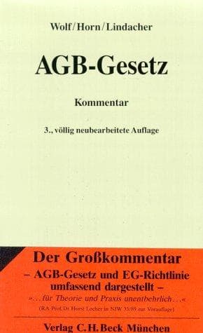 Tapa de AGB-Gesetz