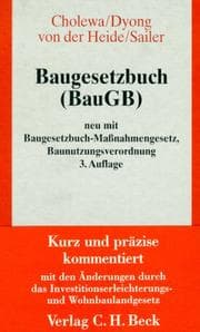 Tapa de Baugesetzbuch