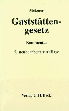 Tapa de Gaststättengesetz