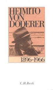Tapa de Heimito von Doderer, 1896-1966