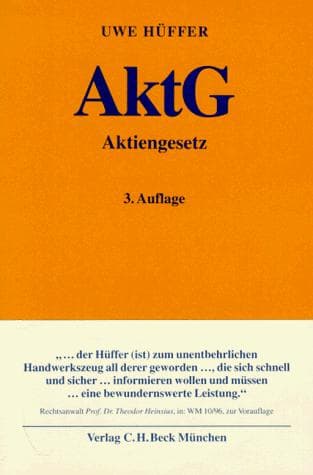 Tapa de Aktiengesetz