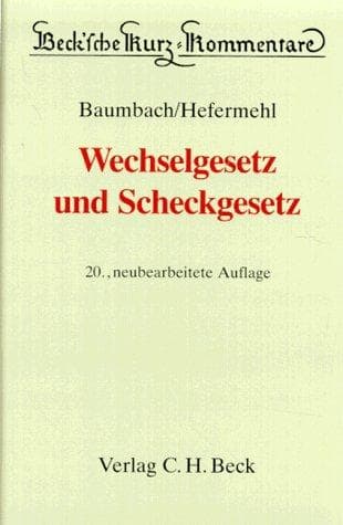 Tapa de Wechselgesetz und Scheckgesetz