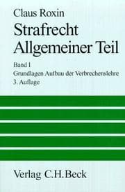 Tapa de Strafrecht, Allgemeiner Teil. Bd. 1