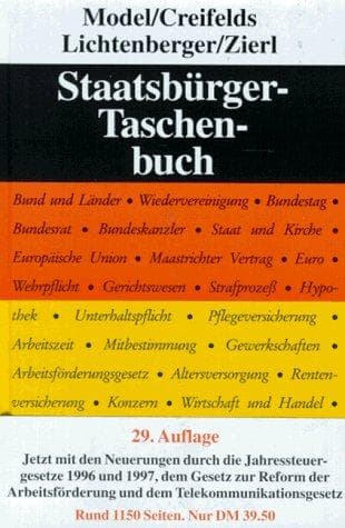 Tapa de Staatsbürger-Taschenbuch