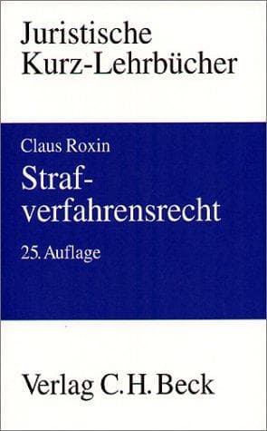 Tapa de Strafverfahrensrecht
