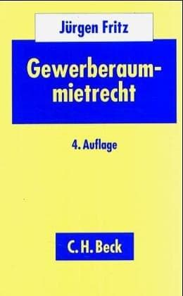 Tapa de Gewerberaummietrecht