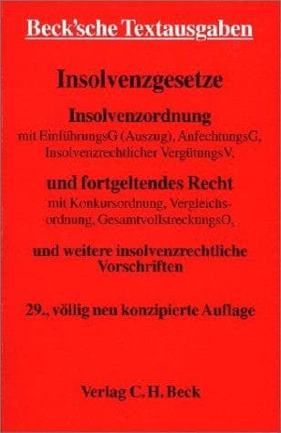 Tapa de Insolvenzgesetze