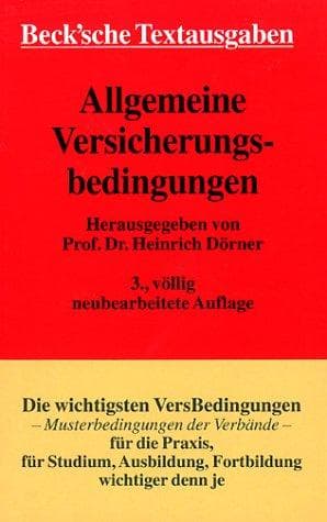 Tapa de Allgemeine Versicherungsbedingungen