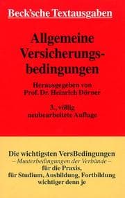 Tapa de Allgemeine Versicherungsbedingungen