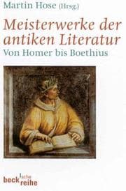 Tapa de Meisterwerke der antiken Literatur