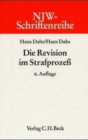 Tapa de NJW-Schriftenreihe (Schriftenreihe der Neuen Juristischen Wochenschrift), H.16, Die Revision im Strafprozeß