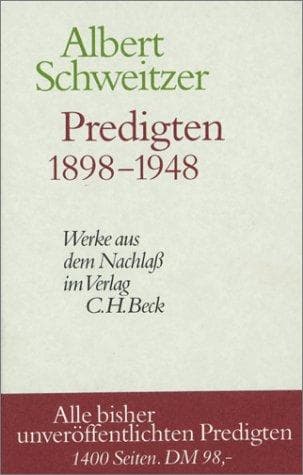 Tapa de Predigten, 1898-1948
