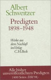 Tapa de Predigten, 1898-1948