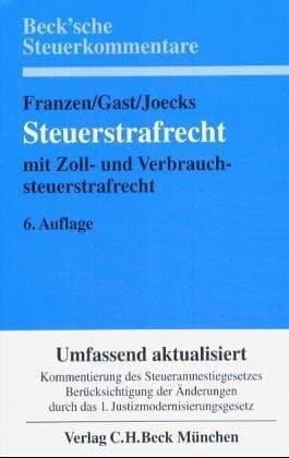Tapa de Steuerstrafrecht
